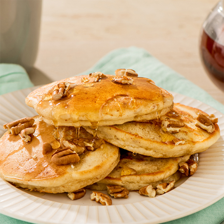 Vanilla Toffee Caramel Pancakes