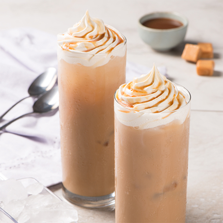 How to make iced caramel macchiato at home