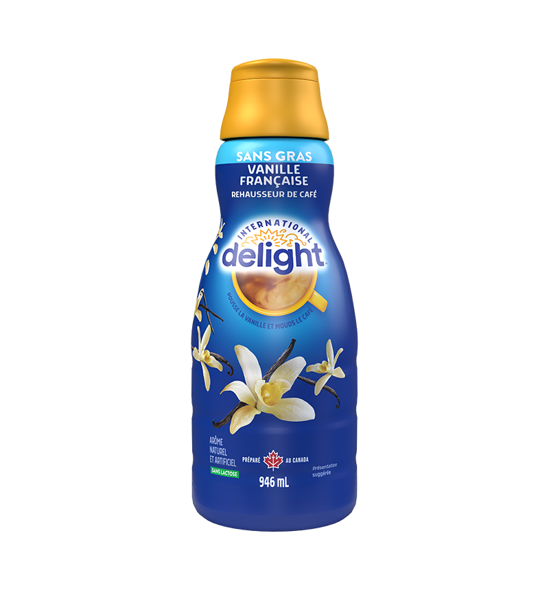 Crème à café Vanille française sans gras