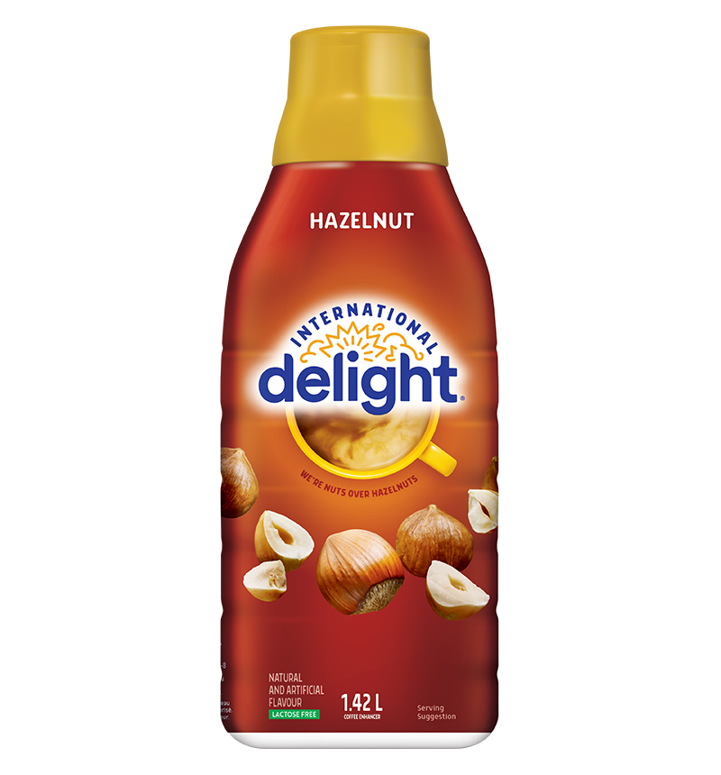 Hazelnut coffee creamer