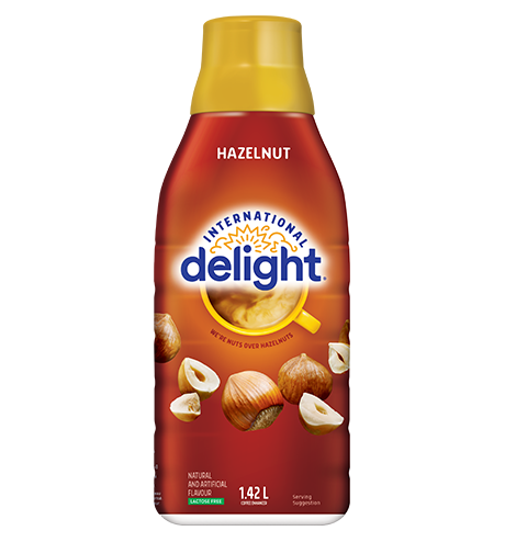 Hazelnut coffee creamer