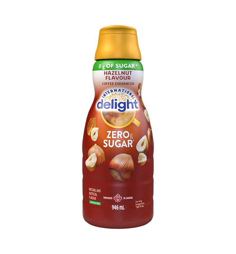 Zero Sugar Hazelnut coffee creamer