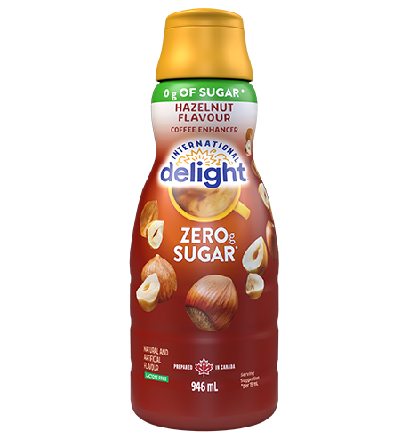 Zero Sugar Hazelnut coffee creamer