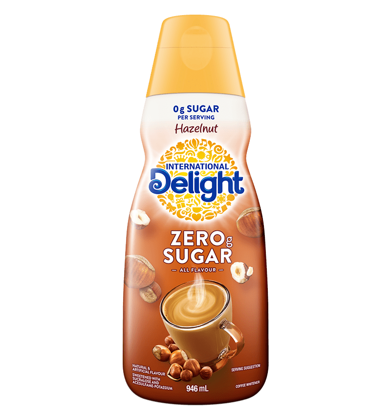 Zero Sugar Hazelnut coffee creamer