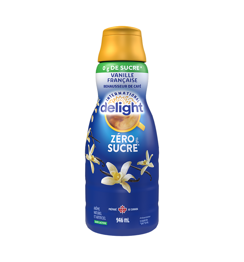 Crème à café zéro Sucre Vanille Française