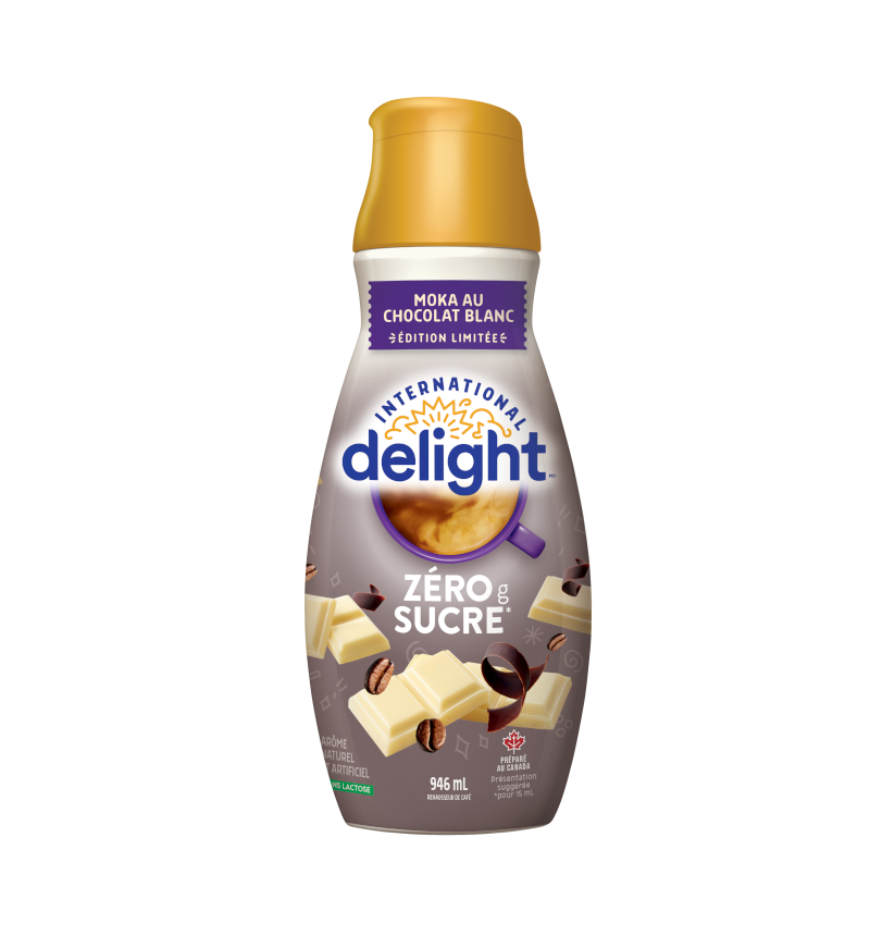crème à café moka chocolat blanc sans sucre
