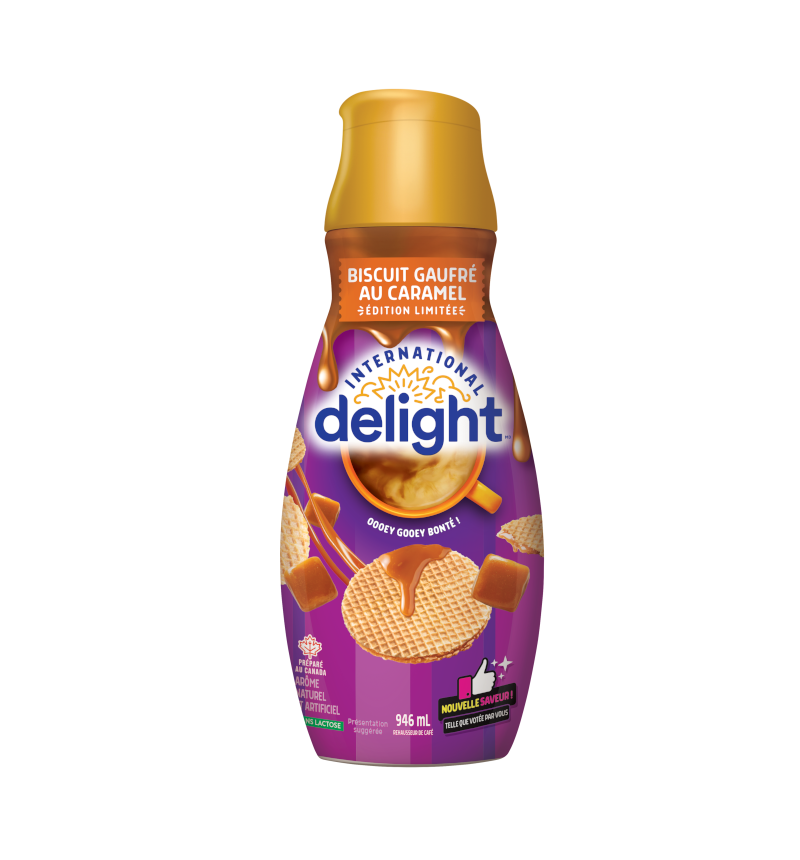 Rehausseur à café biscuit gaufre caramel