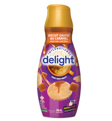 Rehausseur à café biscuit gaufre caramel