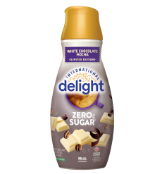 zero sugar white chocolate mocha coffee creamer