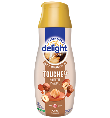 Rehausseur de café noisette praliné