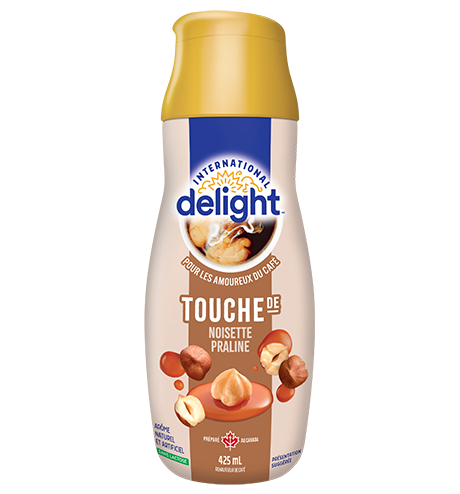 Rehausseur de café noisette praliné