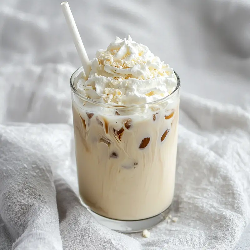 iced coffee white mocha